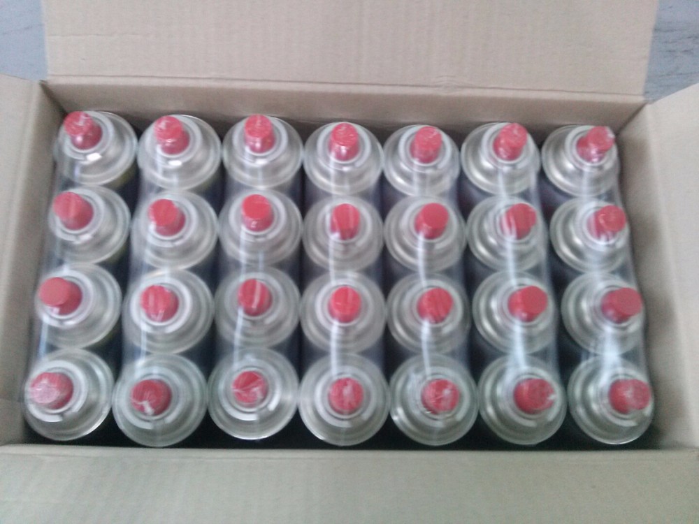 Butane Gas Cartridge 220g Nozzle Vavle / Tped En417 / Pie