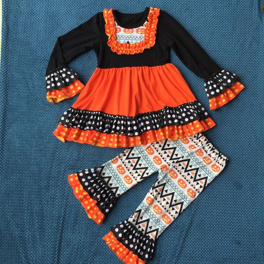 2015女の子ブティック服クリスマス子供衣装鹿パターンベビーフリルクリスマスYW-00192仕入れ・メーカー・工場