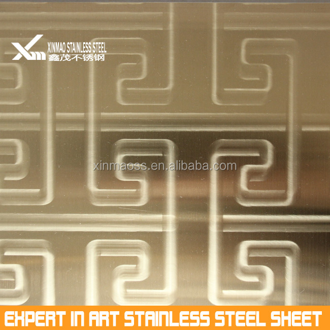 3d304グレード付きステンレス鋼板レーザーのための黒い色で仕上げてpvdktv装飾中国製 問屋・仕入れ・卸・卸売り
