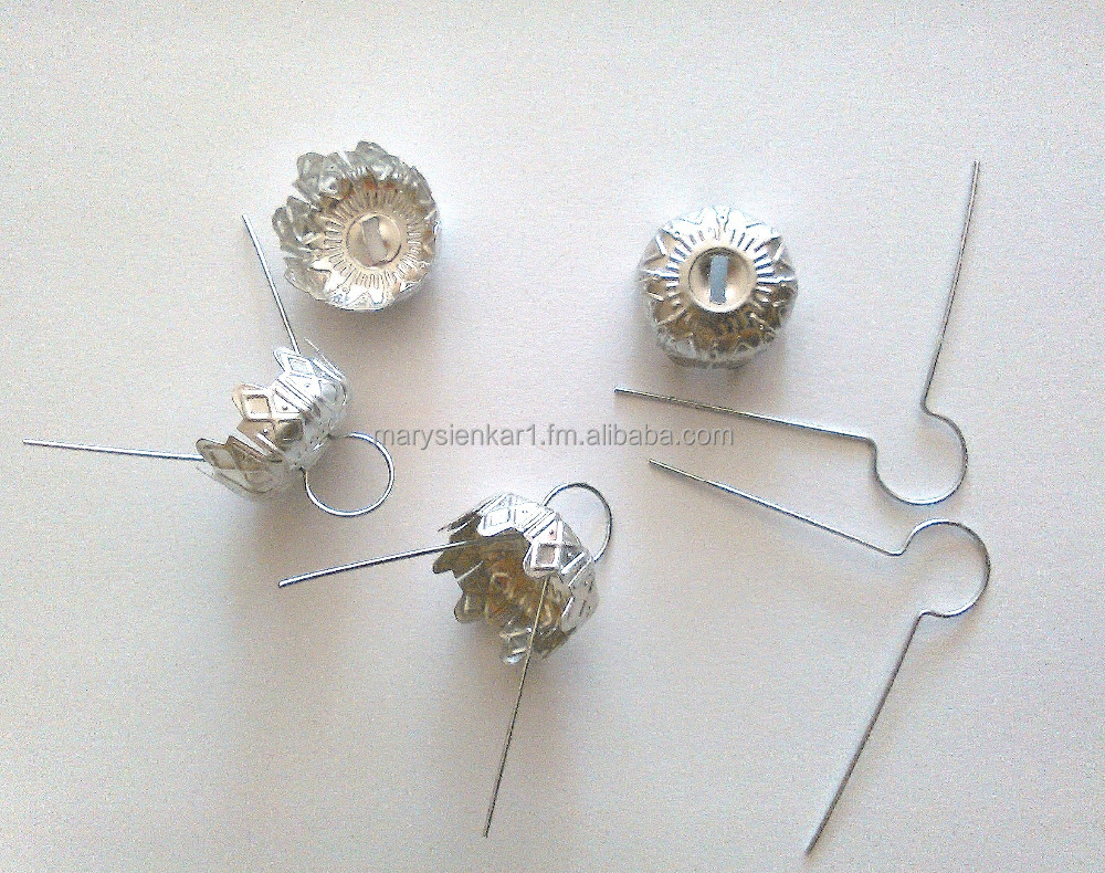Christma Metal Ornament Caps With Spring Wires For Christmas Ornaments Buy Christmas Embossed