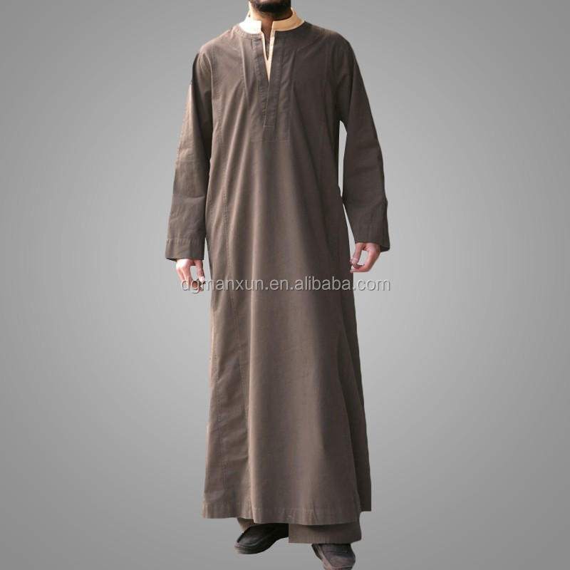 New design men thobe islamic thobe dubai men abaya2.jpg