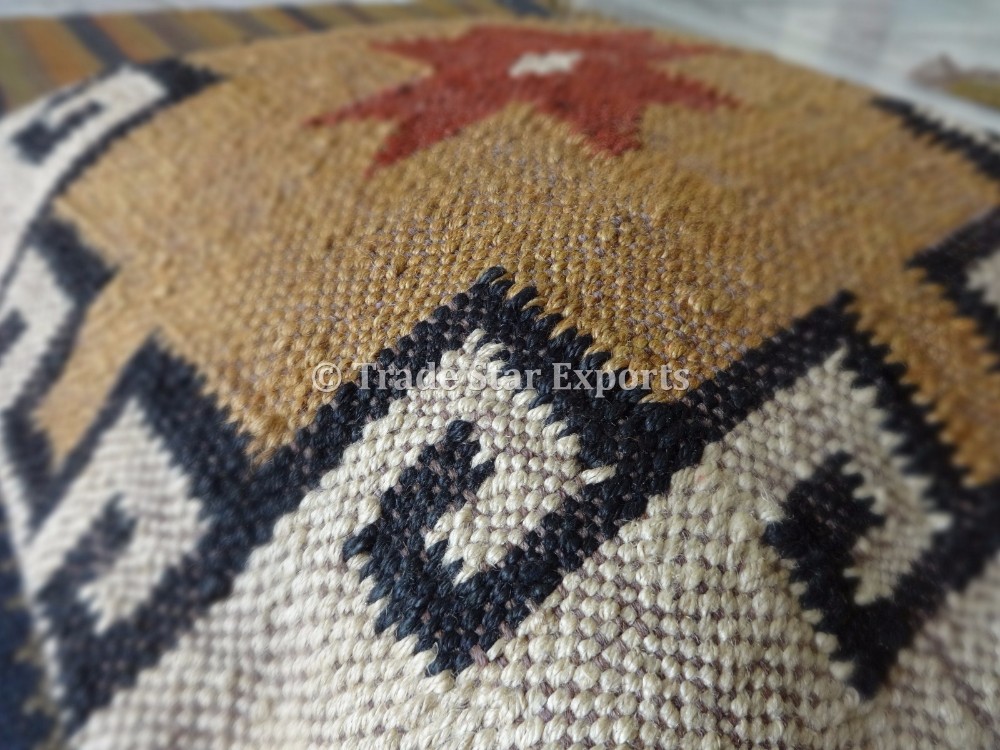 インドキリムクッションカバー手織りジュートシャムスエスニック枕ケース18 × 18クッションスロー装飾クッション仕入れ・メーカー・工場