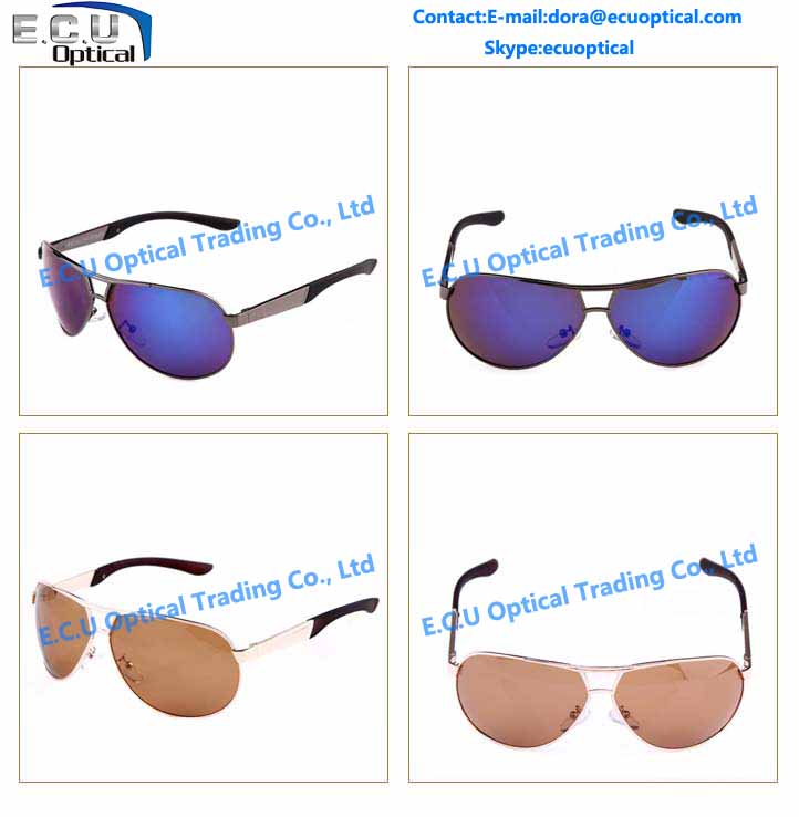 2014 italy designer men alloy round frames sun glasses fishing driving sport fashion sunglasses china factory