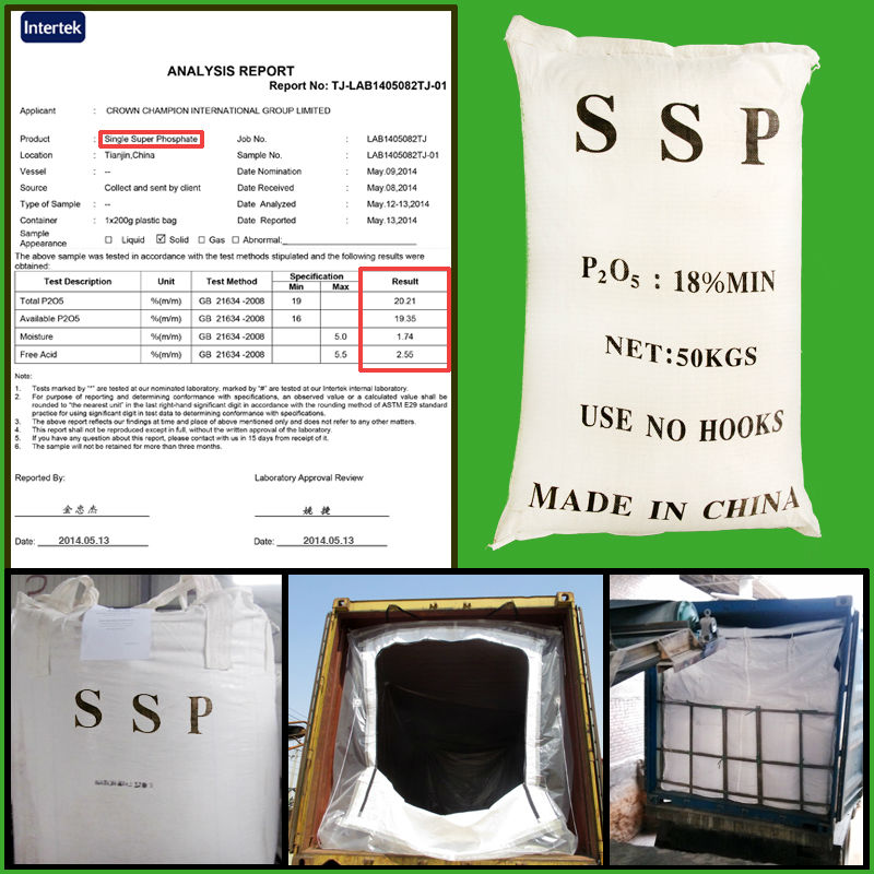 18% P2O5 superphosphate single super phosphate SSP fertilizer prices