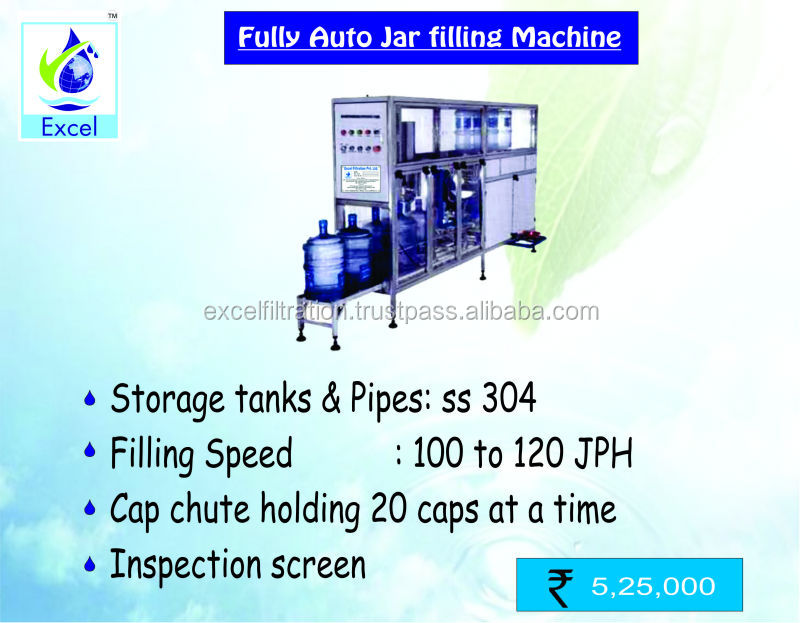 fully auto jar filling machine