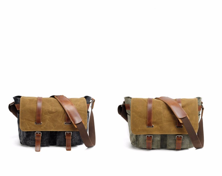 waxed canvas DSLR camera messenger bag (6).jpg