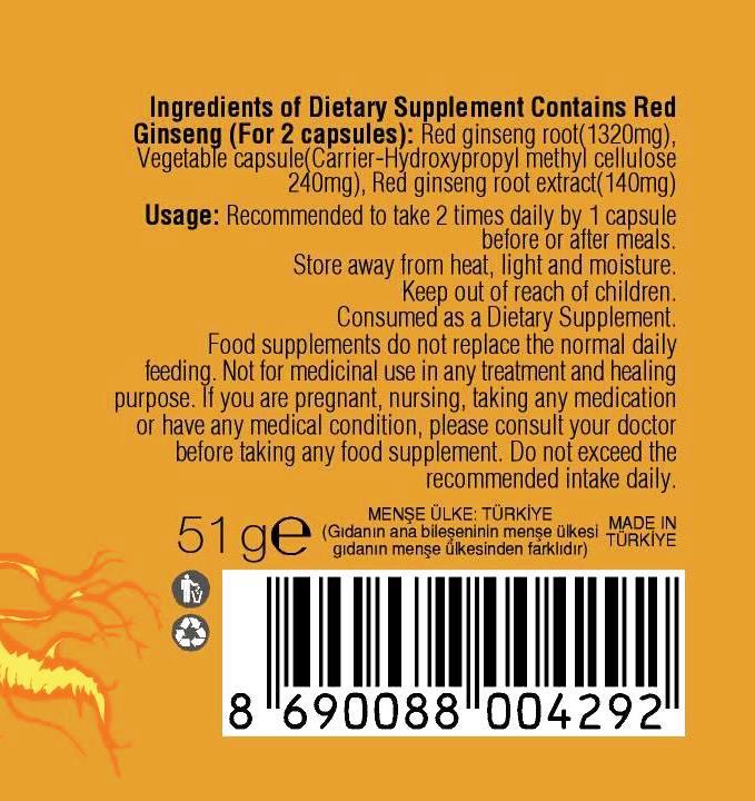 Red Ginseng Ingredients