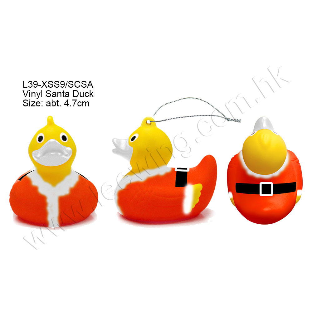 祭りプレゼントクリスマスツリーの飾りカスタムゴム製のアヒル問屋・仕入れ・卸・卸売り
