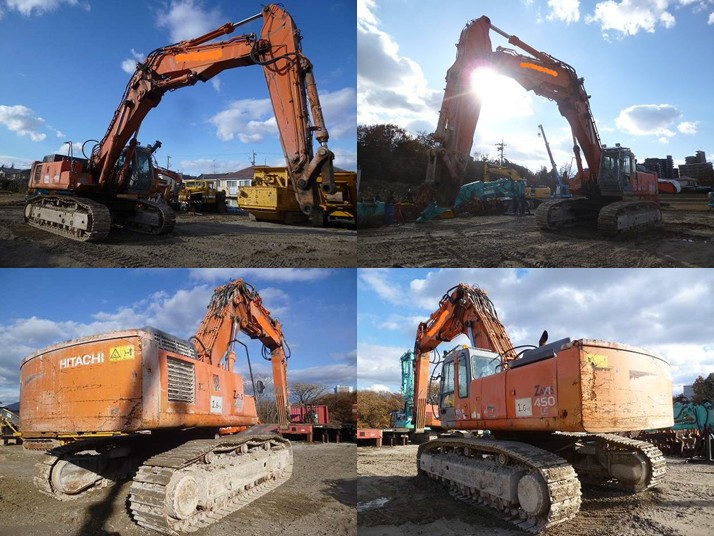 Used Japanese Excavator Hitachi Zaxis 450lc Sales / For ...