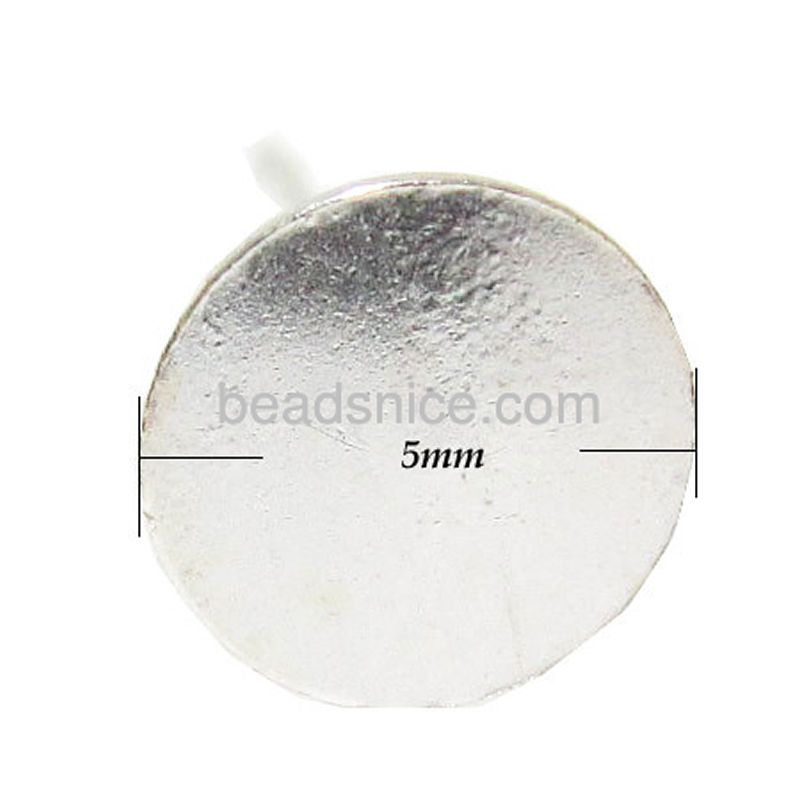 Beadsnice ID26689 925純銀製のスタッドのイヤリングのコンポーネントジュエリー所見問屋・仕入れ・卸・卸売り