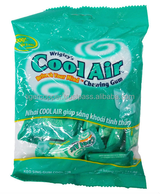 COOL AIR HONEY-LEMON CHEWING BAG 131.4G/WRIGLEYS CHEWING GUM