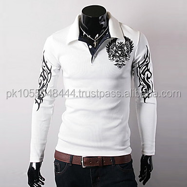 白と黒のリブファッションカジュアル用ポロシャツカスタマイズや利用可能な男性のすべての量仕入れ・メーカー・工場