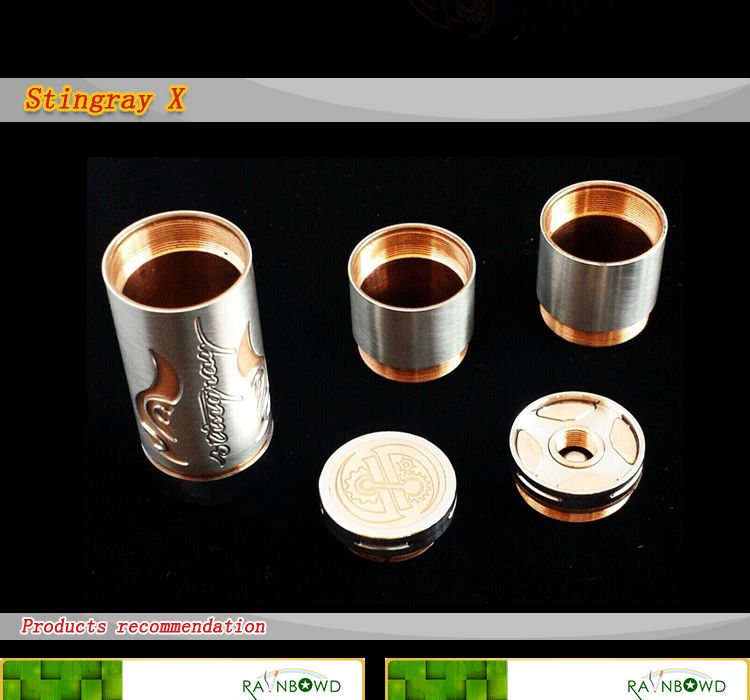 2014 newest mechanical mod stingray X mod clone