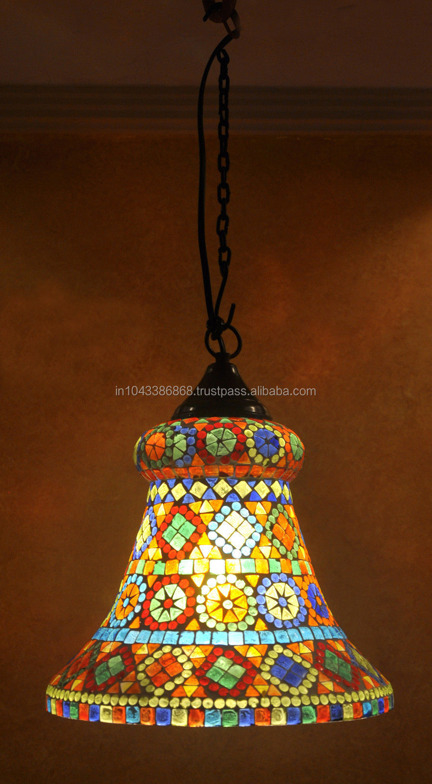 新しいインドのホームファニシング照明ガラスの天井のランプ、 卸売業者の装飾的なガラスのペンダントランプ問屋・仕入れ・卸・卸売り