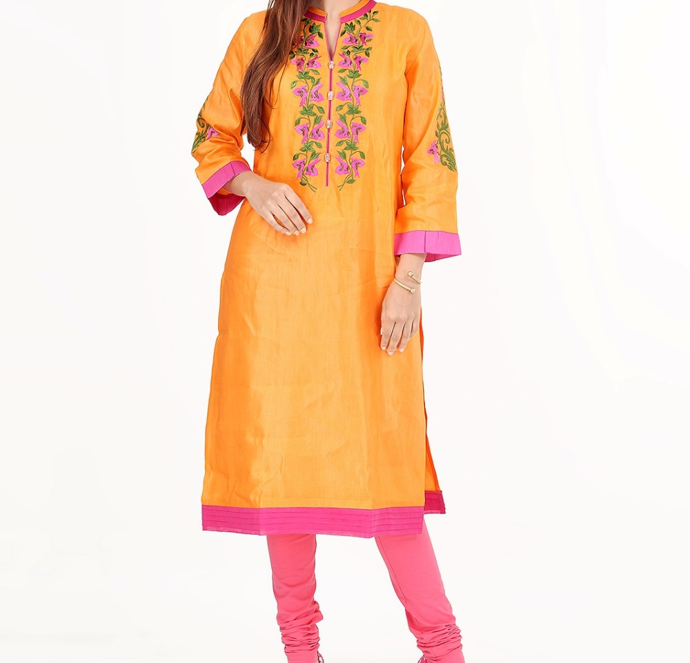 Stylish Womens Long India Tunic Top Womens Elegant Embroidered