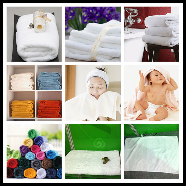 printed high quality polyester/cotton lollipop shaped terry towel