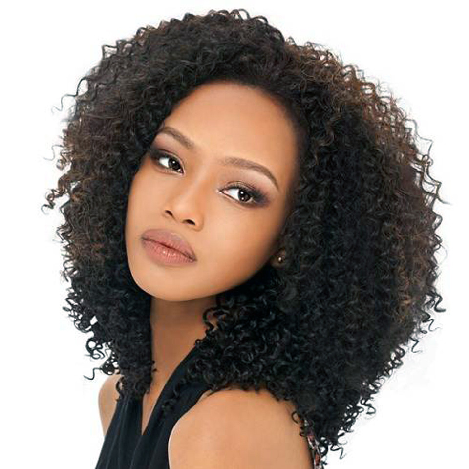 Hair Pieces For Black Women Double Drawn Snap Clip Curly Hair