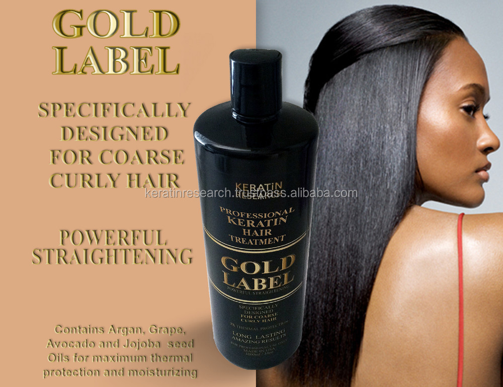 Black African Keratin Hair Treatment For Specially Designed Coarse
