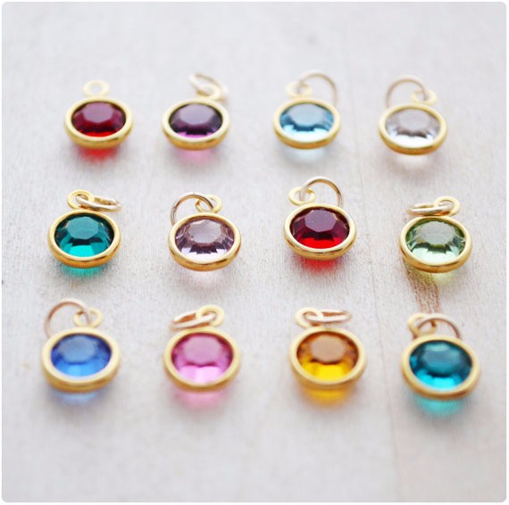 Birthstone charms online wholesale