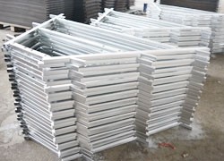 Chicken layer cage frame