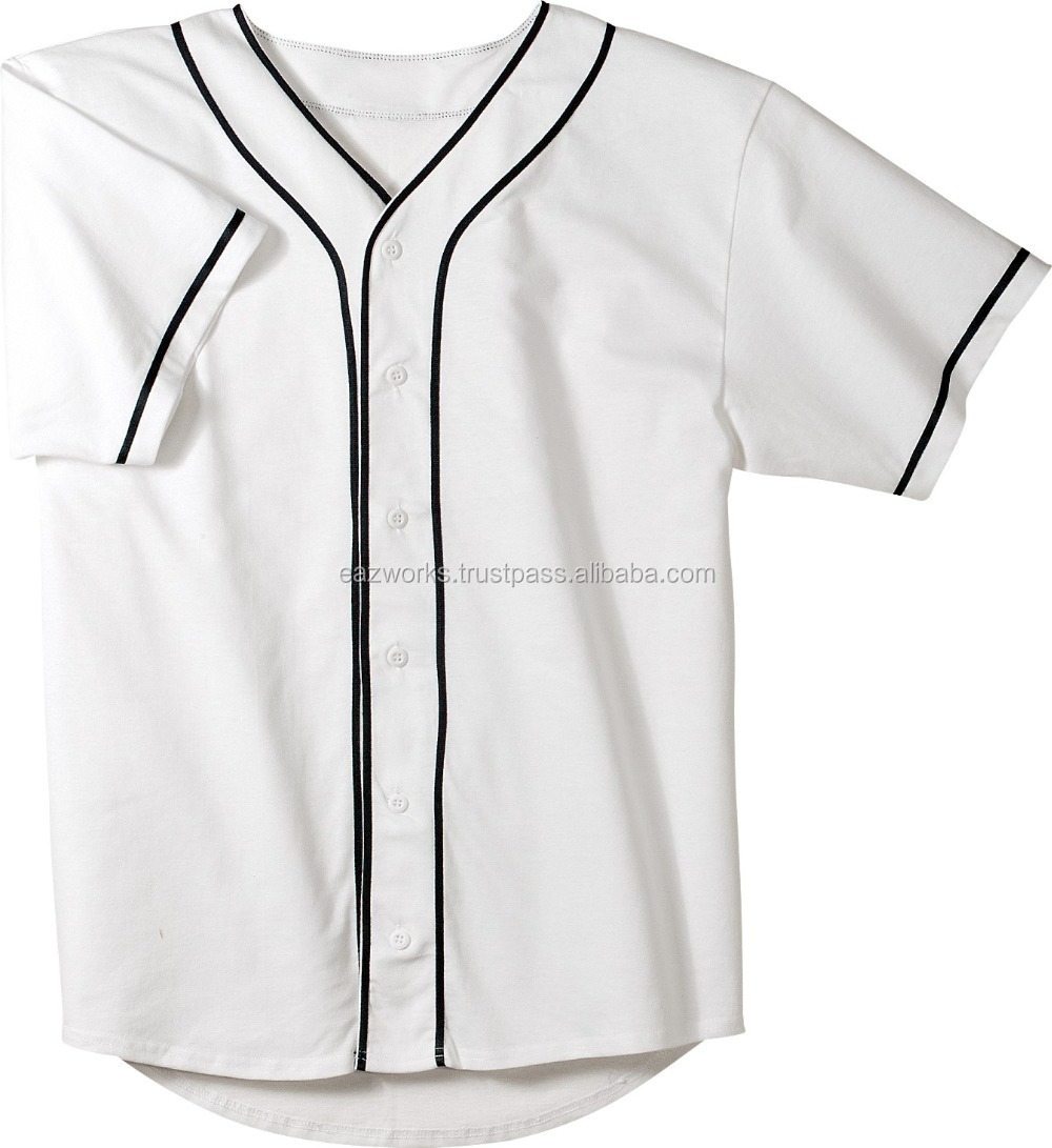 custom cotton baseball jerseys