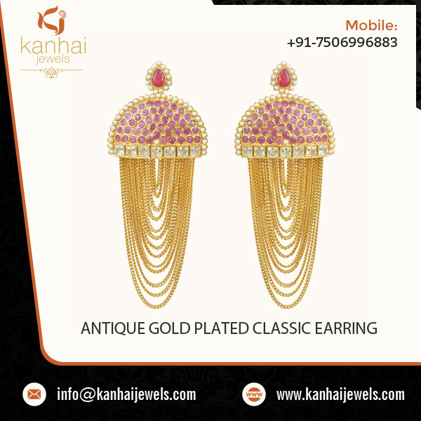 ANTIQUE GOLD PLATED CLASSIC EARRING 1.jpg