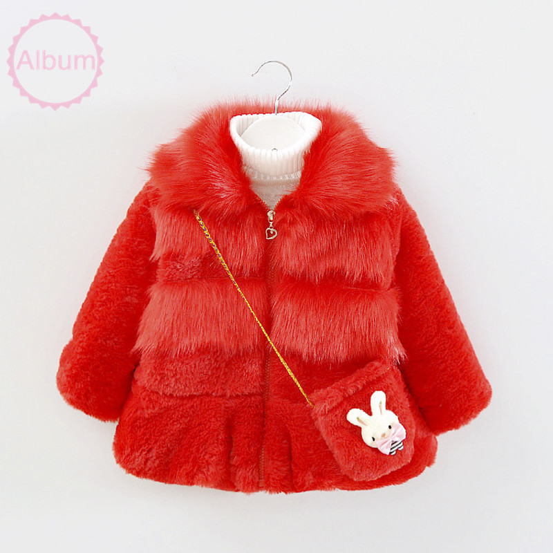 新しいスタイルの冬の暖かいコート2チャーミングな女の子の幼児服色のピンクと赤卸売仕入れ・メーカー・工場