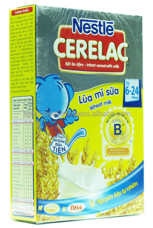 NESTLE CERELAC VEGETABLE AND PUMPKIN INFANT CEREAL WITH MILK BOX 200G Packing: 24 boxes * carton