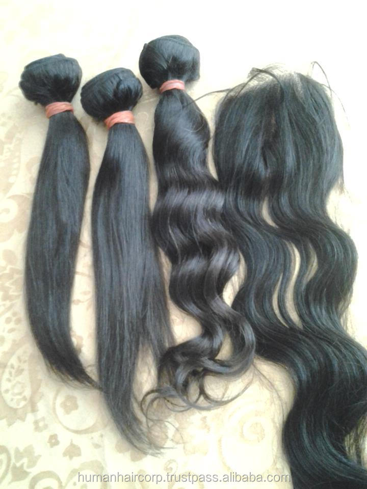 Beautiful virgin hair, 100% human hair, peruvian straight hair.jpg