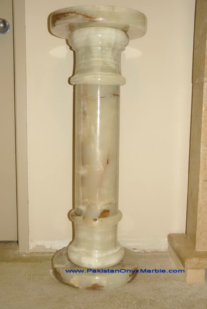 High Quality Low Price White Onyx Pedestals Collections - Buy Export ...