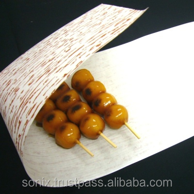 人工竹肌、 日本の食べ物のために使用可能な包装紙、 パラフィンワックスでコーティングされた仕入れ・メーカー・工場
