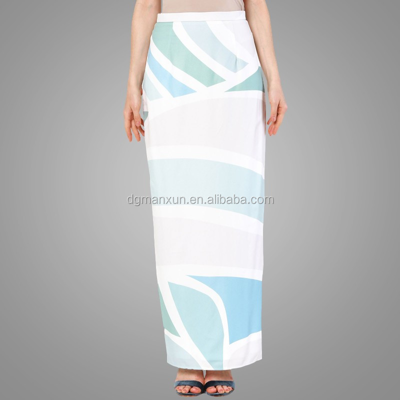 New fashion style muslim baju kurung printing islamic clothing flare sleeves top in malaysia3.jpg