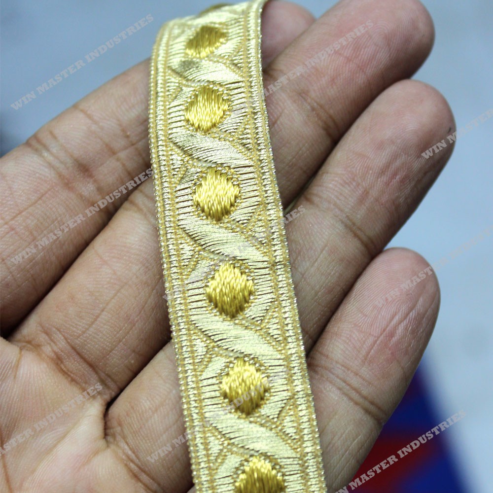 Gold Metallic Thread/mylar Braid/lace/gold Braids Buy Bullion Wire