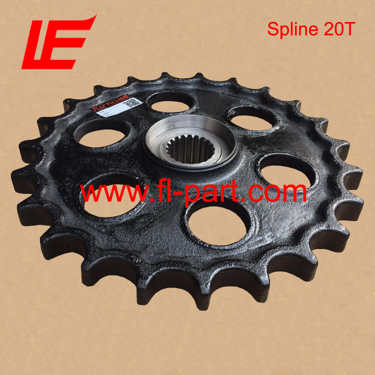 KH021 Mini Excavator Chain DriveとSprocket 20T SplinesためKubota Undercarriage  Parts Online Support、送料Spare Parts Steel